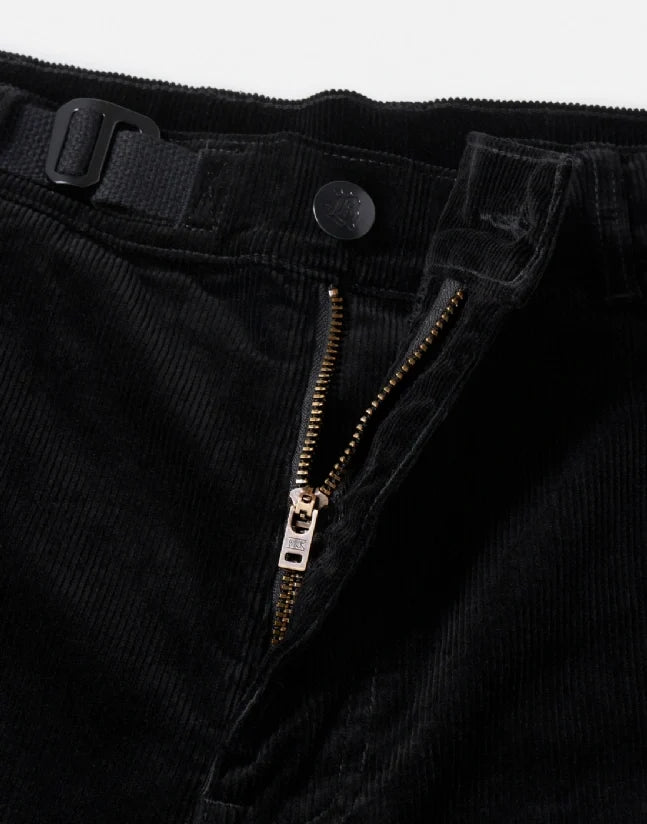 Pantalon District Corduroy Cargo black