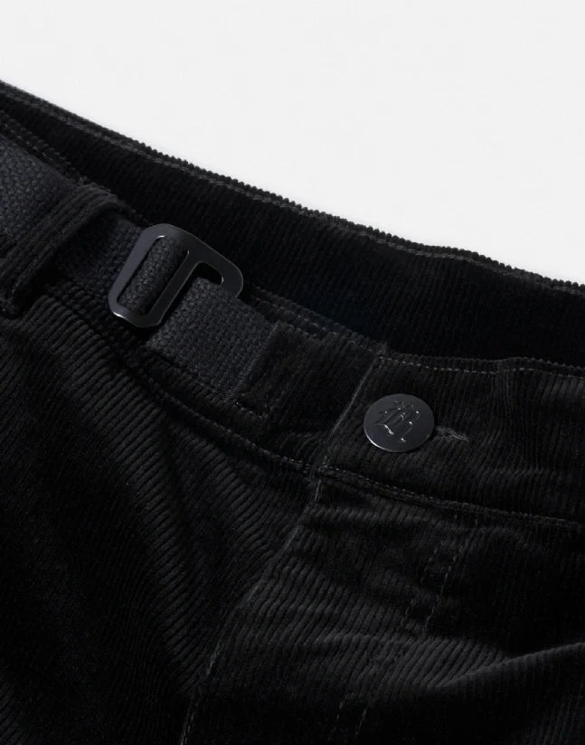 Pantalon District Corduroy Cargo black
