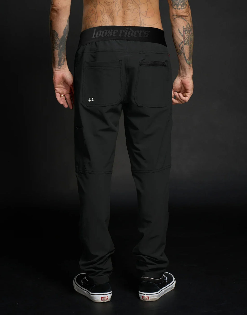 Pantalon Loose Rider Casual Black