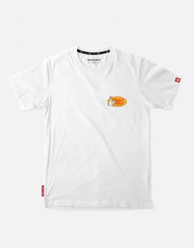 Polera Huck It Bunnies White