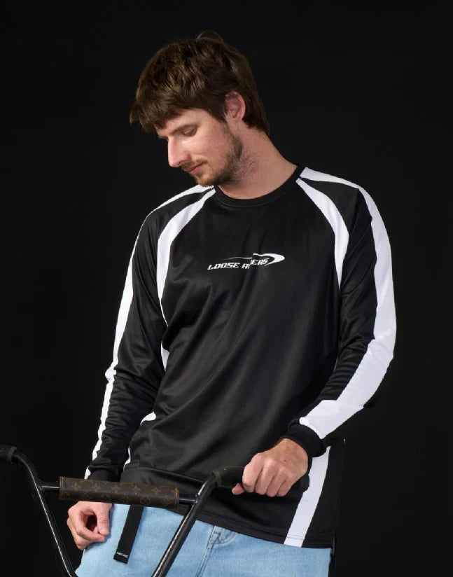 Jersey Fuse Black Loose Riders
