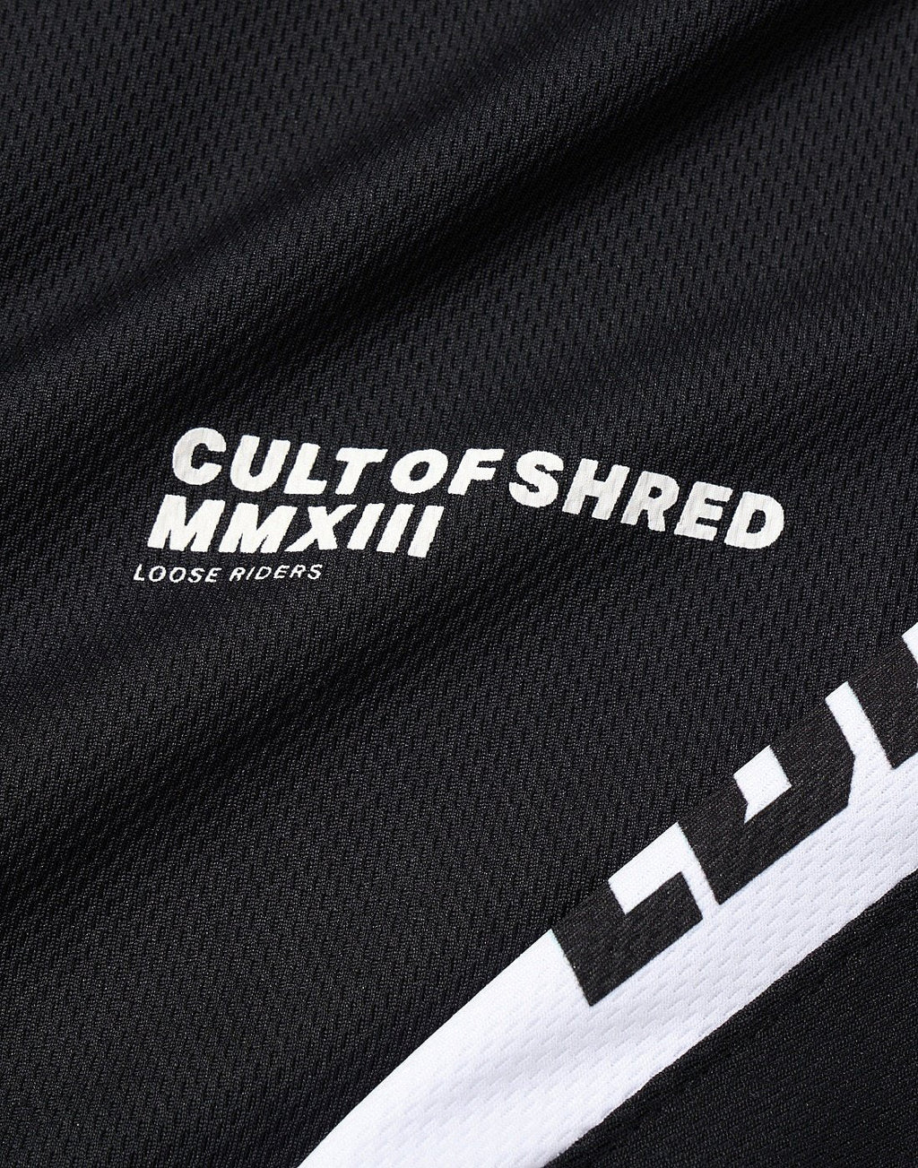 Polera Retro Black Loose Riders