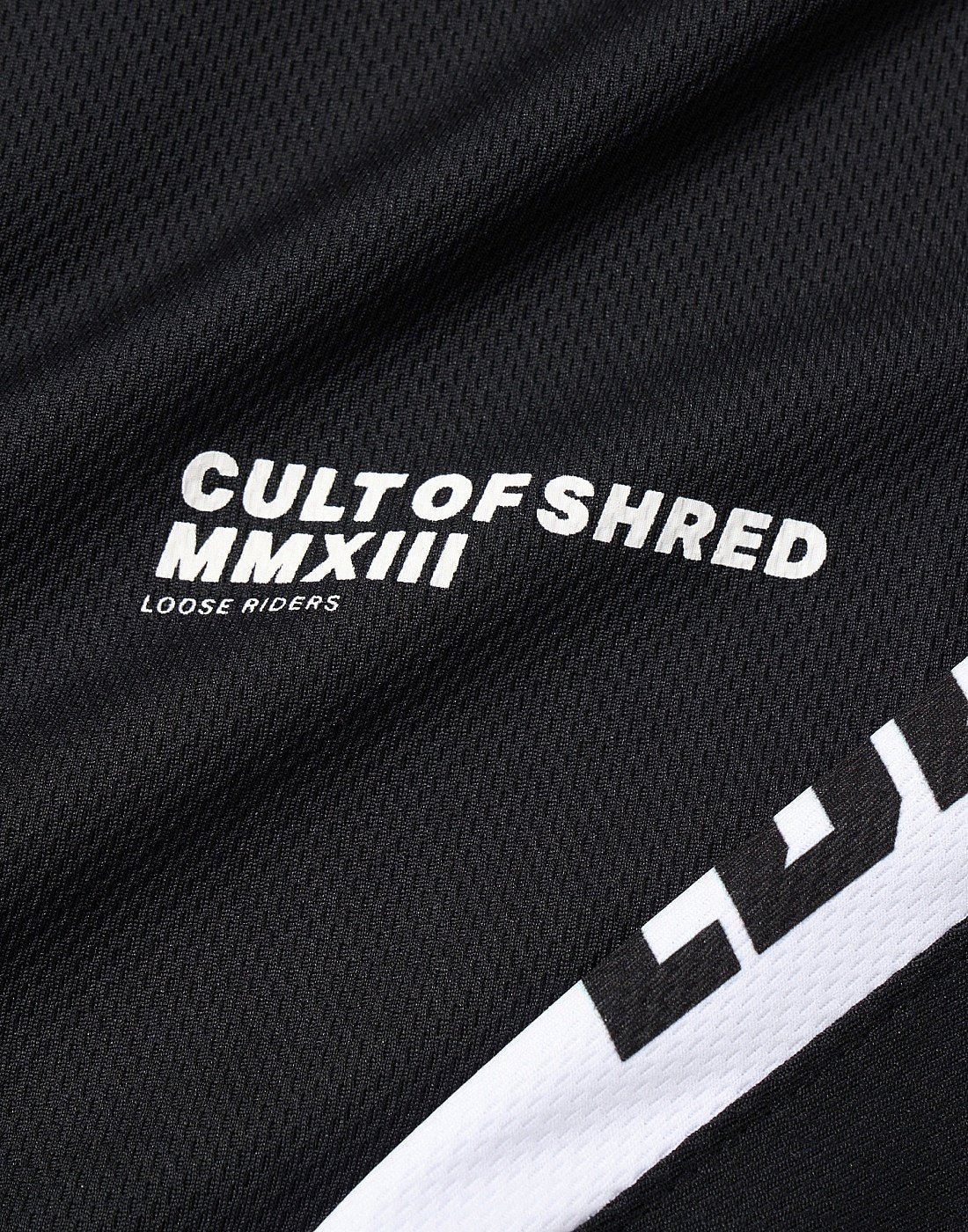 Polera Retro Black Loose Riders