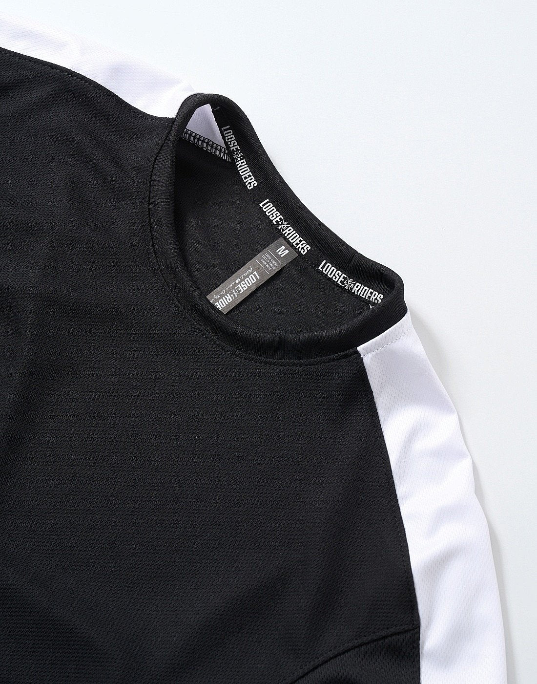 Polera Retro Black Loose Riders